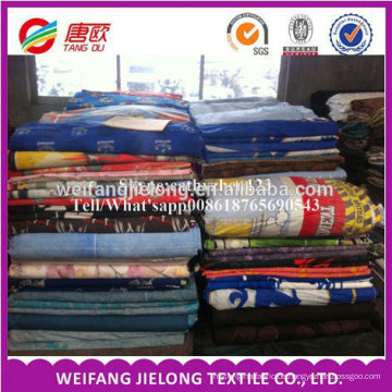 cvc 30*30 78*65 printed fabric stock lot